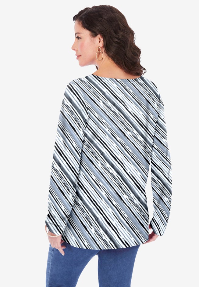 Ultimate Long Sleeve V Neck Tee image number 1