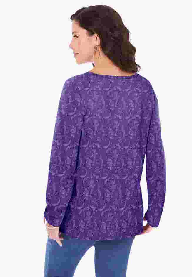Ultimate Long Sleeve V Neck Tee image number 1