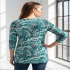 Plus Size Ultimate Long Sleeve V Neck Tee image number null