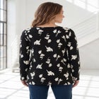 Plus Size Ultimate Long Sleeve V Neck Tee image number null