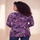 Plus Size Ultimate Long Sleeve V Neck Tee image number 1