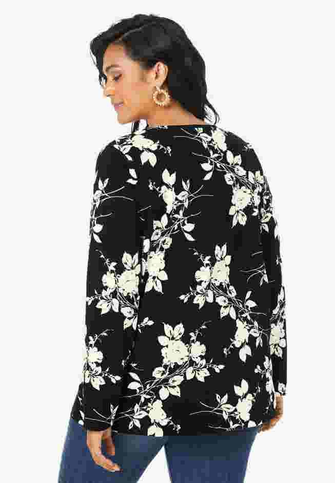 Ultimate Long Sleeve V Neck Tee image number 2