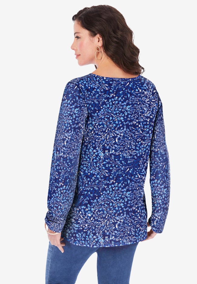 Ultimate Long Sleeve V Neck Tee image number 1