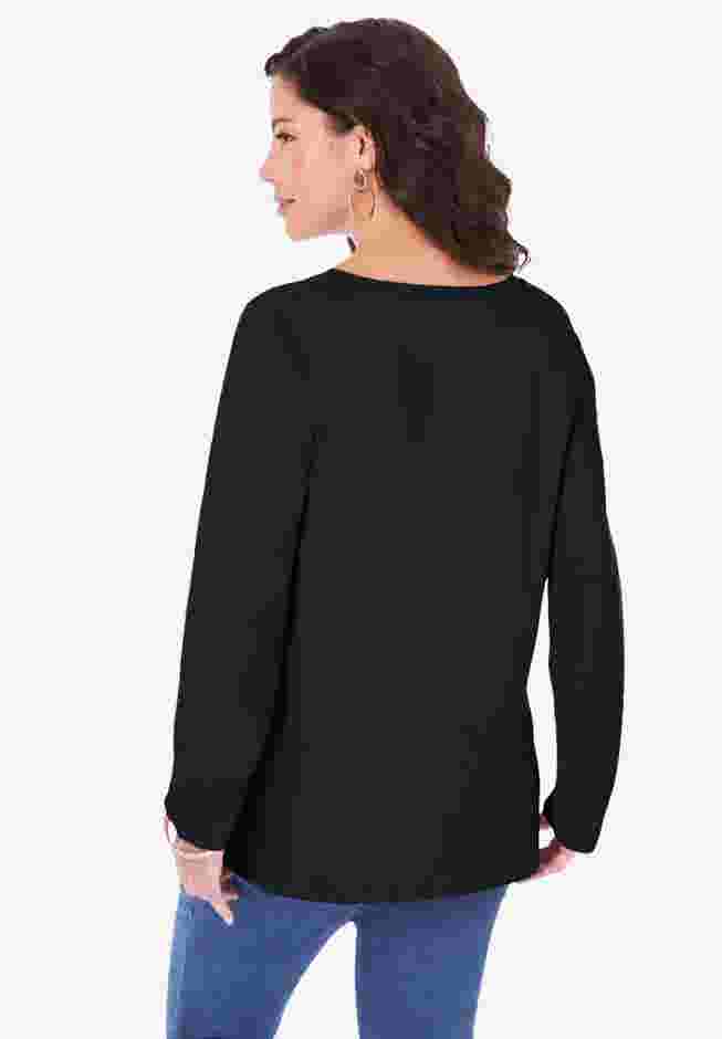 Ultimate Long Sleeve V Neck Tee image number 1