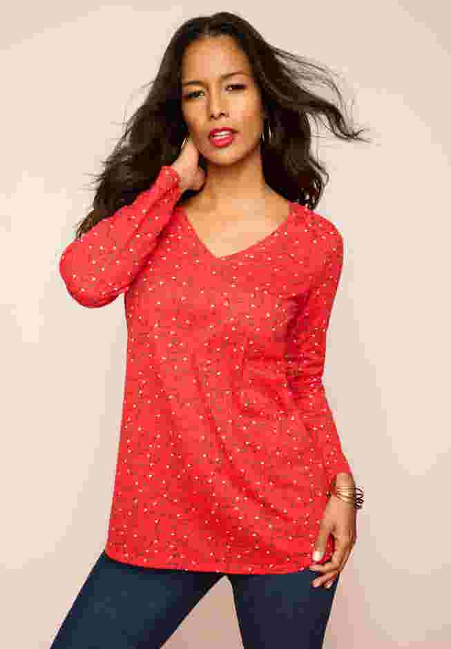 Ultimate Long Sleeve V Neck Tee image number 0