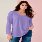 Ultimate Long Sleeve V Neck Tee image number null