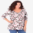 Ultimate Long Sleeve V Neck Tee image number null