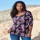 Ultimate Long Sleeve V Neck Tee image number null