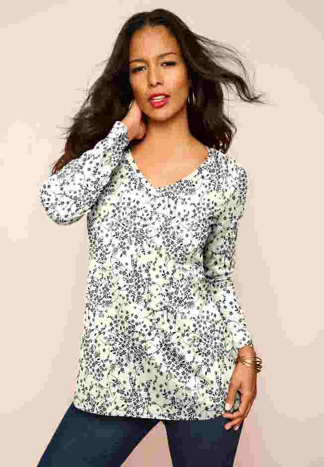 Ultimate Long Sleeve V Neck Tee image number 0