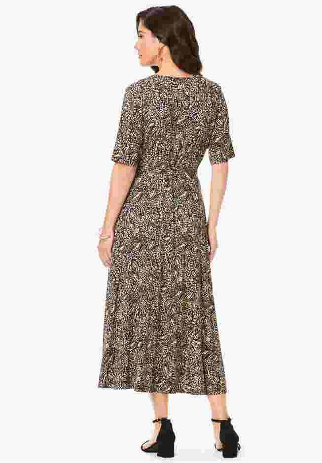 Surplice Midi Dress image number 1