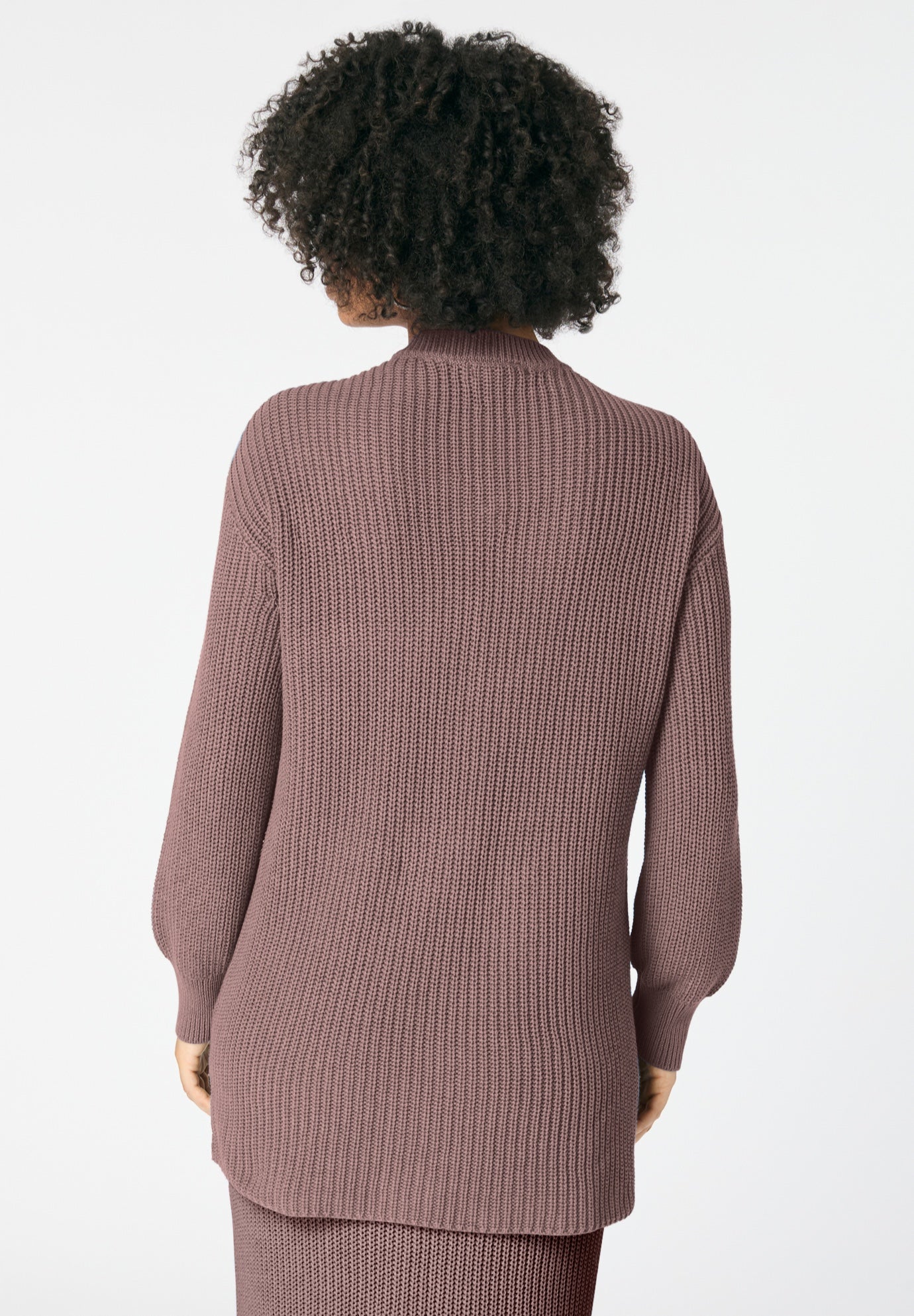 Cable Knit V Neck Sweater image number 2