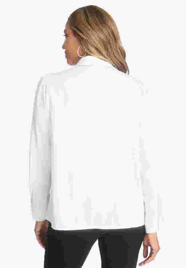 Georgette Pearl Trim Blouse image number 1