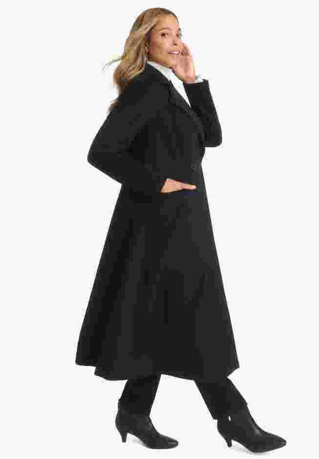 Trapeze Wool-Blend Coat image number 2