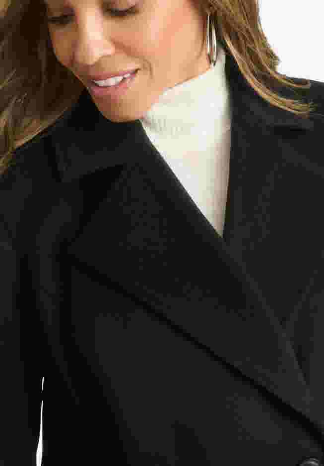 Trapeze Wool-Blend Coat image number 3