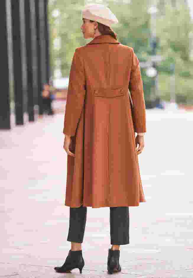 Trapeze Wool-Blend Coat image number 1