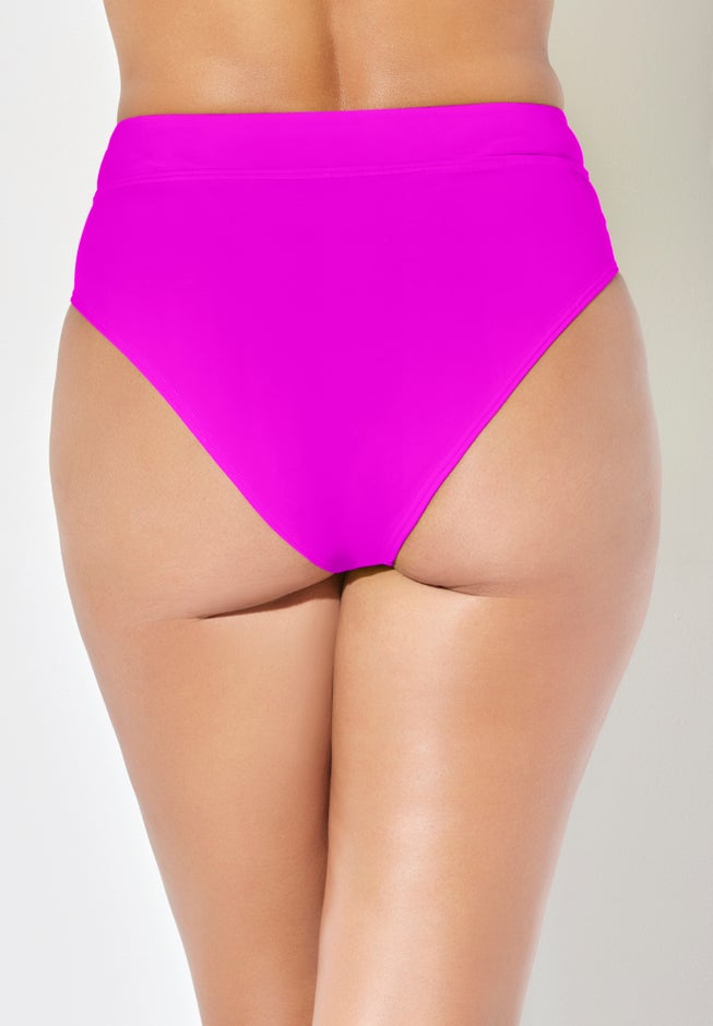 High Waist Cheeky Tummy Control Swim Brief image number 2