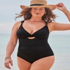 Sweetheart Keyhole Underwire One Piece Swimsuit image number null