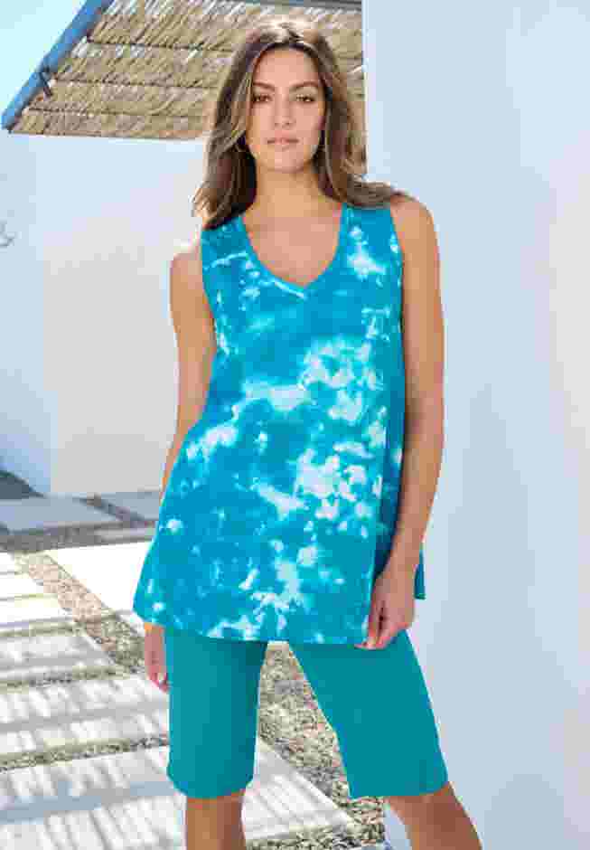 Comfort Stretch Bermuda Jean Short image number 0