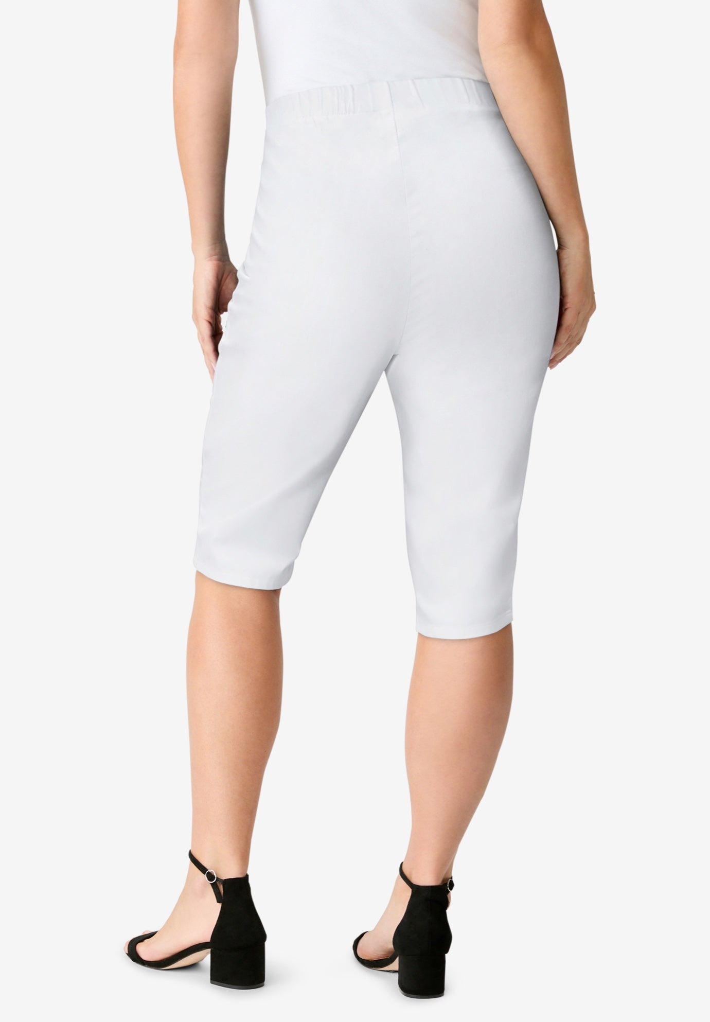 Plus Size Comfort Stretch Bermuda Jean Short image number 1