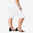 Plus Size Comfort Stretch Bermuda Jean Short image number null
