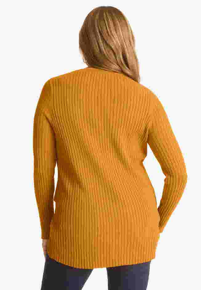 Ribbed Crossover Crewneck image number 1