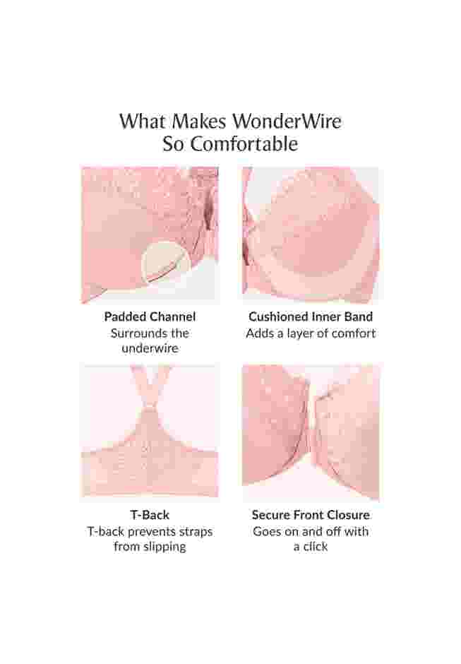 Wonderwire® Front Close T-Back Bra 1246 image number 4