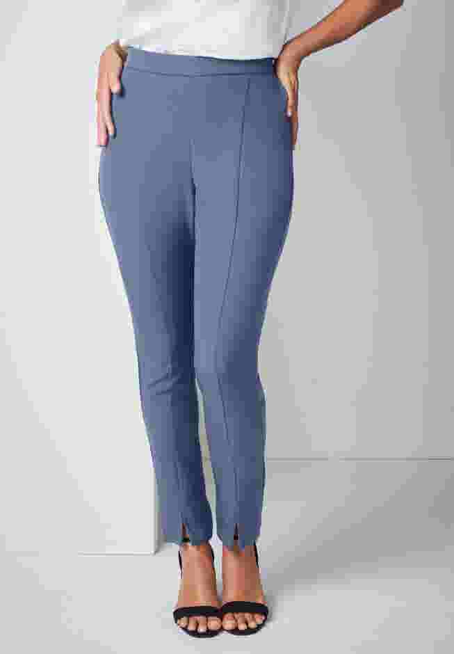 Bi-Stretch Slit Front Ankle Pant image number 0