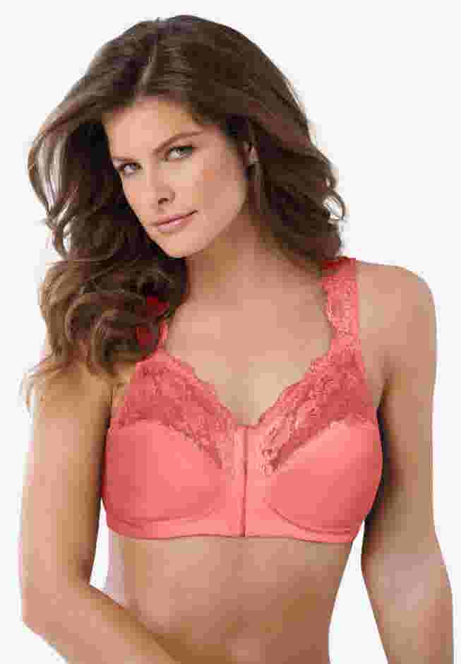 Front Close Wireless Gel Strap Bra image number 0