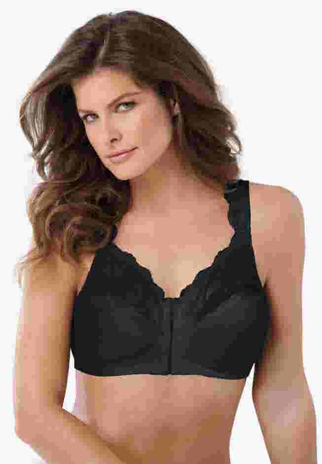 Front Close Wireless Gel Strap Bra image number 0