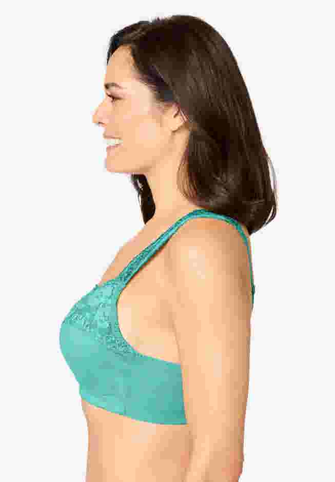 Front Close Wireless Gel Strap Bra image number 1