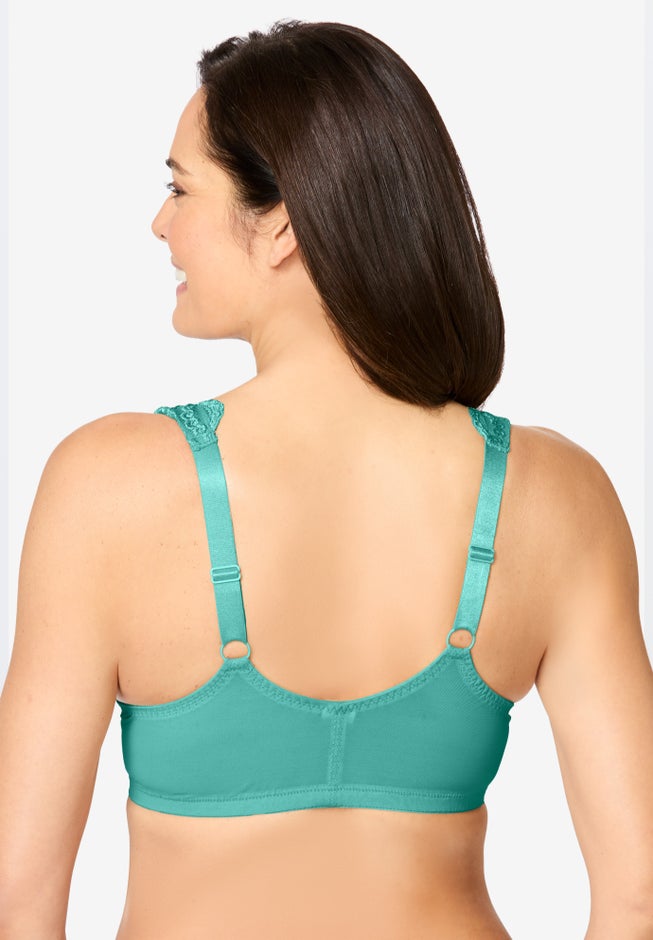 Front Close Wireless Gel Strap Bra image number 2