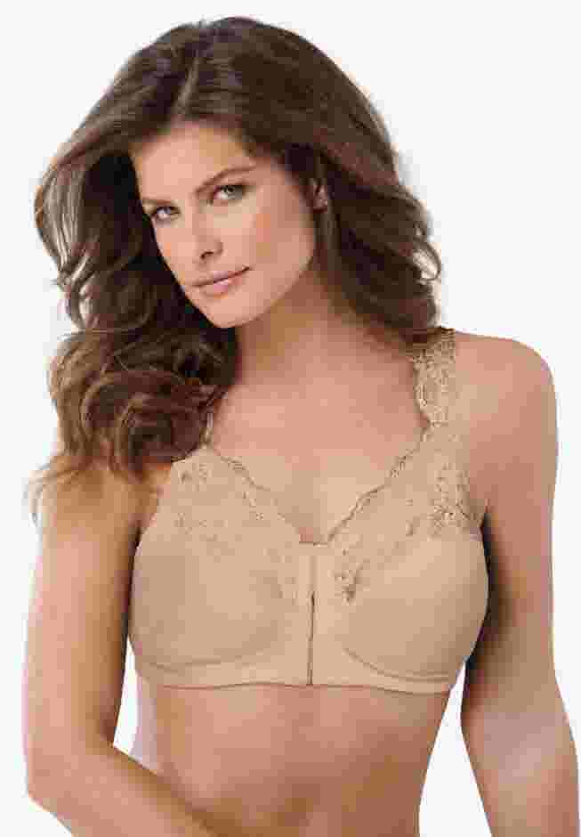 Front Close Wireless Gel Strap Bra image number 0