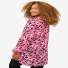 Notch Neck Blouson Sleeve Tunic image number null