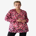 Notch Neck Blouson Sleeve Tunic image number null