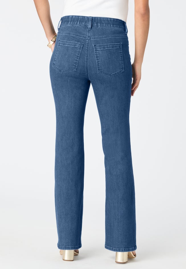 Plus Size High-Rise Tummy Control Bootcut Jeans image number 2