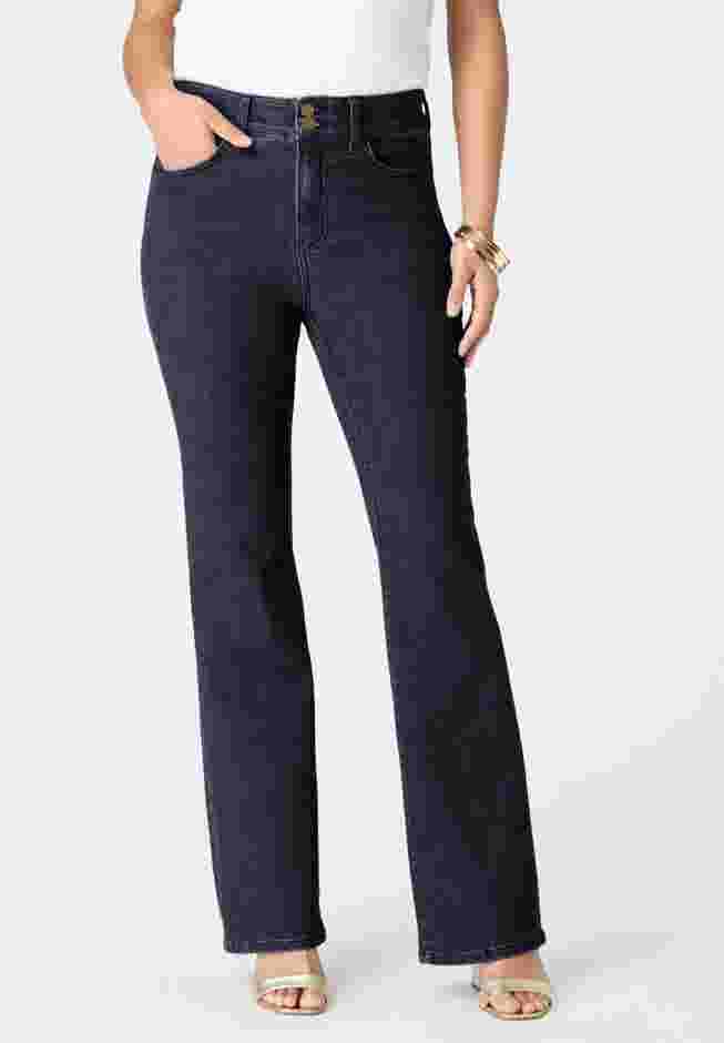 High-Rise Tummy Control Bootcut Jeans image number 1