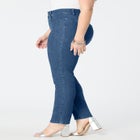 Plus Size High-Rise Tummy Control Straight-Leg Jeans image number null