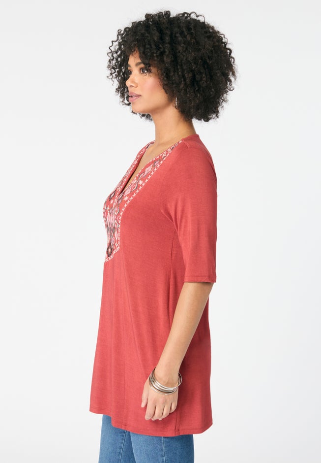 Embroidered Swing Tunic image number 2