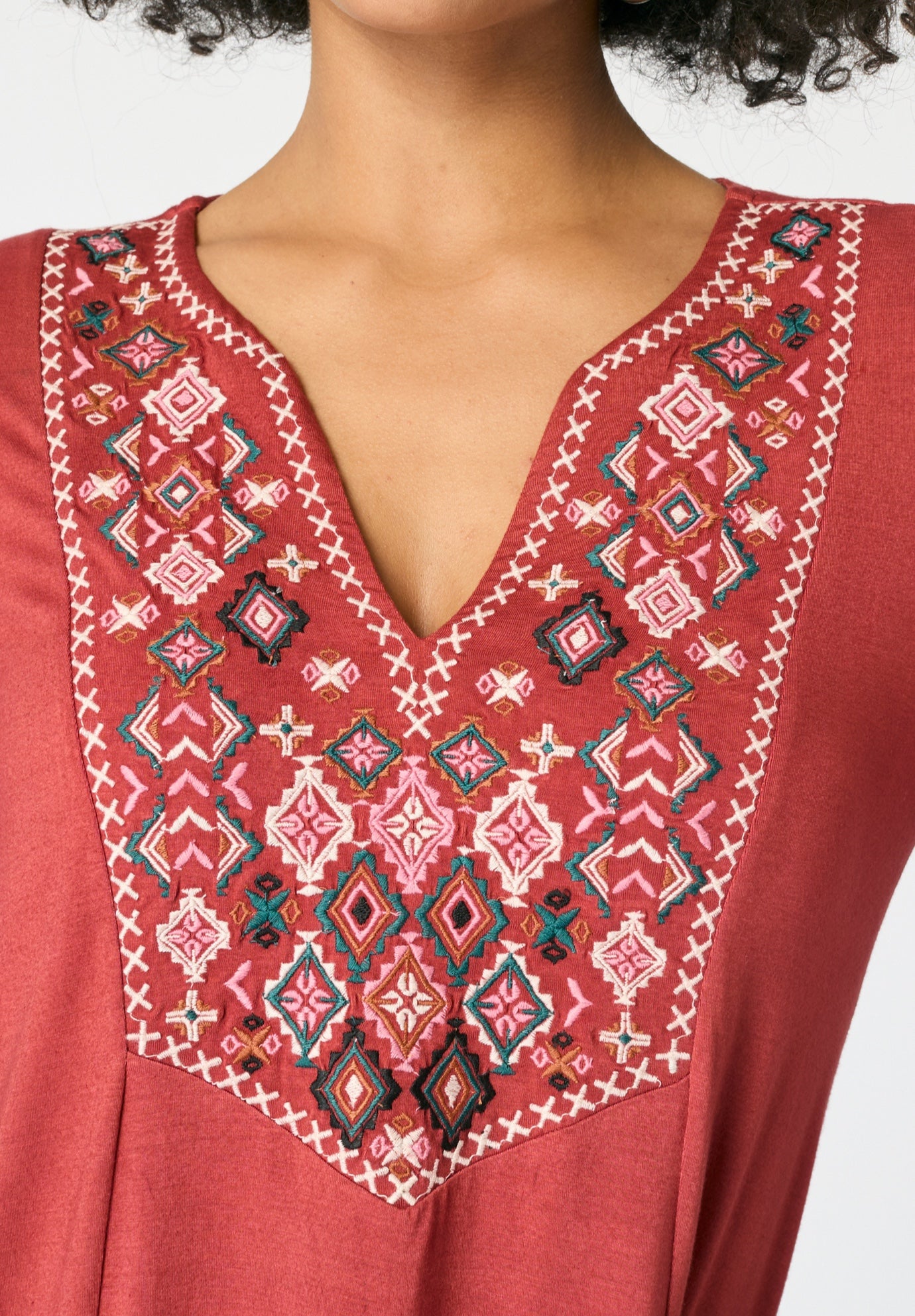 Embroidered Swing Tunic image number 3