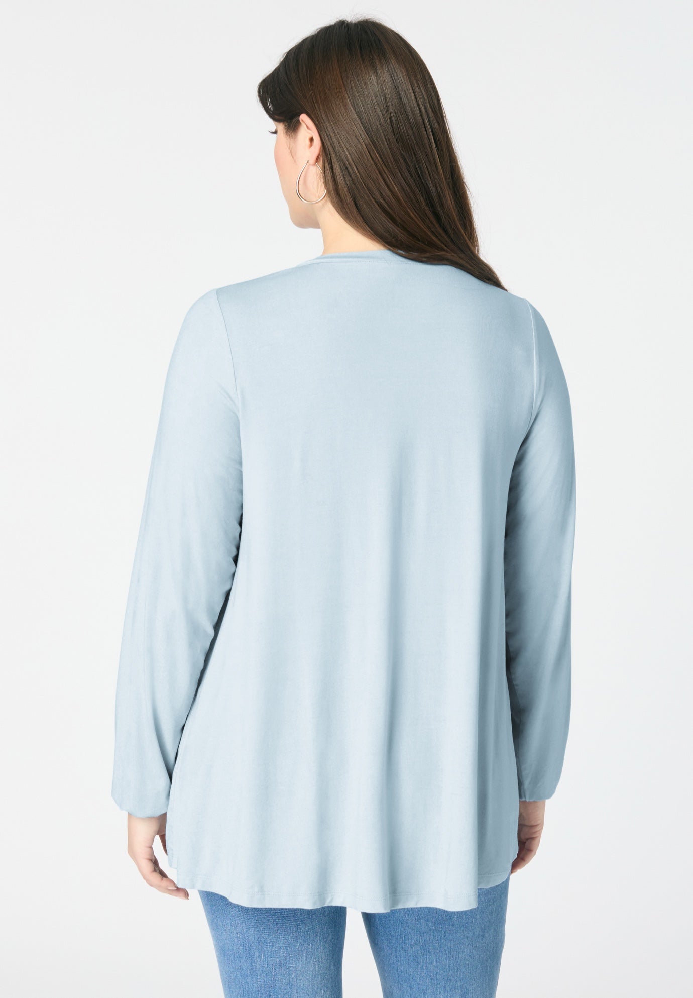 Knit V-Neck Tunic image number 2