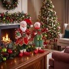 16"H Elf With Ornament Garland image number 3