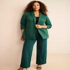 Plus Size Comfort Stretch Ponte Blazer image number null