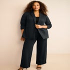 Plus Size Comfort Stretch Ponte Blazer image number null