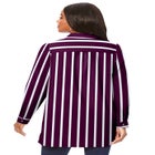 Kate Long-Sleeve Crisp Cotton-Blend Button-Front Tunic image number null