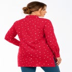 Kate Long-Sleeve Crisp Cotton-Blend Button-Front Tunic image number null