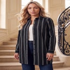 Plus Size Kate Long Sleeve Easy Cotton-Blend Button-Front Shirt image number 0