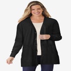 Perfect Longer-Length Cotton Cardigan Sweater image number null
