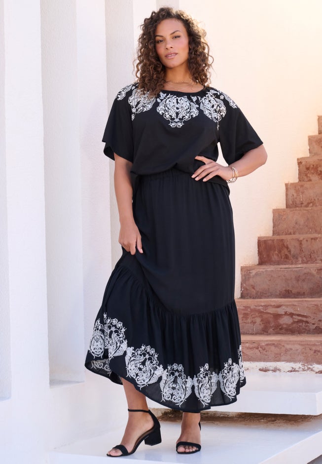 Ruffle Printed Tunic image number 3