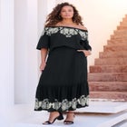 Ruffle Printed Tunic image number null