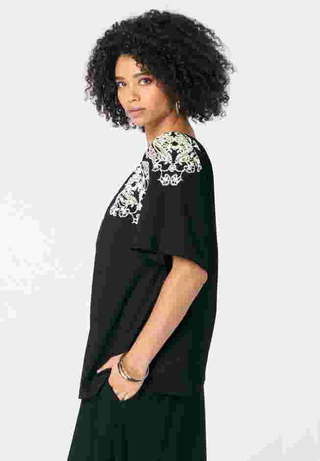Ruffle Printed Tunic image number 2